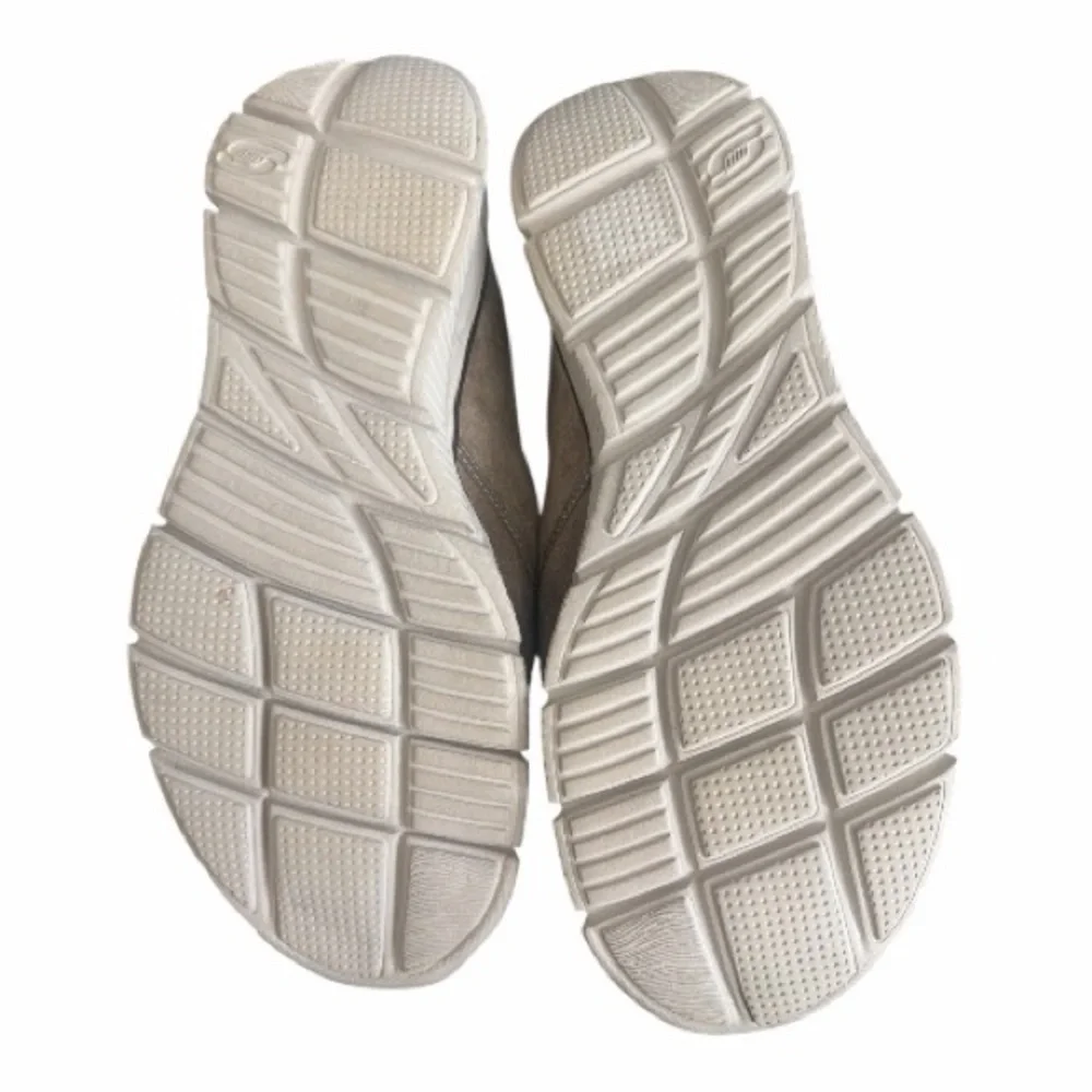 Skechers Suede Men's Beige Memory Foam Slip-On Loafers Size 12 NWOT - Picture 7 of 7